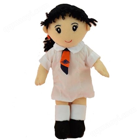 小女孩公仔可爱娃娃订做广告*毛绒玩具来图来样定制订单生产厂