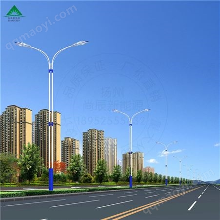 厂家新农村6米-8米双联杆路灯工程led道路灯