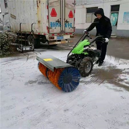 路面扫雪机 扫抛铲一体除雪车 手推燃油抛雪铲雪机 三合一抛雪机
