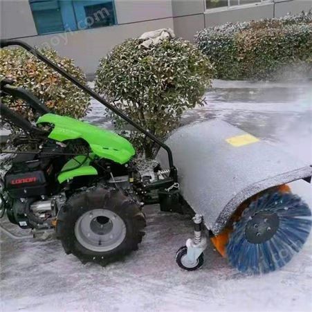 路面扫雪机 扫抛铲一体除雪车 手推燃油抛雪铲雪机 三合一抛雪机