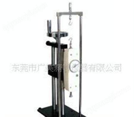 GM-602立式手動螺旋式拉力試驗臺配推拉力計使用