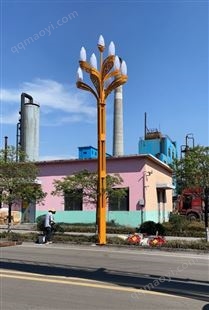 云南昆明定制广场道路照明玉兰景观灯 户外LED中华玉兰灯定制批发