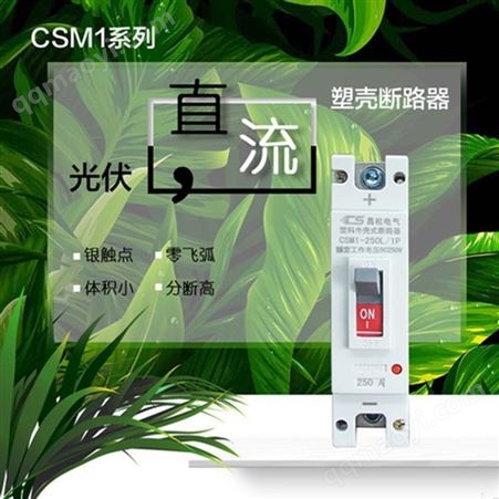 125A外貿空開塑殼斷路器CSM1-2501P直流DC500-1000V塑殼斷路器昌松電氣