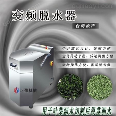 TJ-70L变频脱水器 可用于叶菜沥水 切割后根茎沥水 广州九盈机械